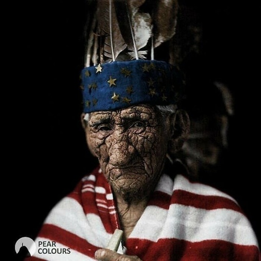 Американские индейцы в цвете...1