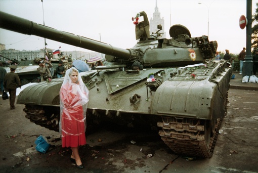 Августовский путч на ярких фотографиях Дэвида Тирни, Москва, 1991..7