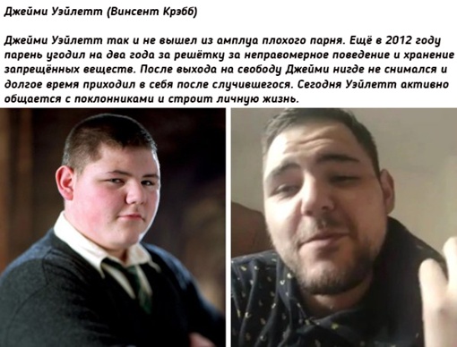 Дети-актёры из Поттерианы: как сложилась их дальнейшая..1