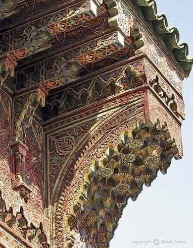 Красота деревянной марокканской..0