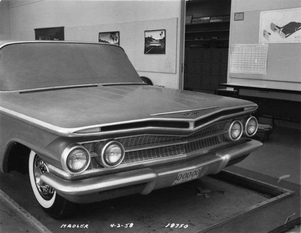 Пластилиновые автомобили General Motors, США, 1950–е.

Макетирование в..1