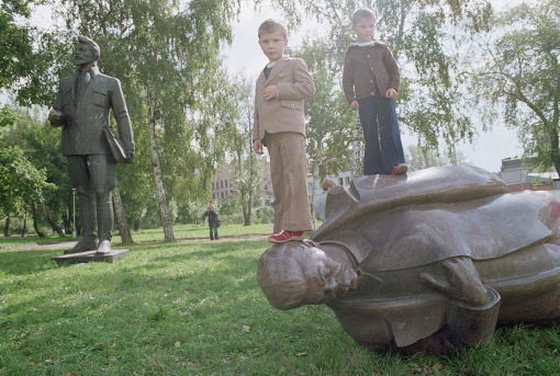 Американский фотограф Дэвид Тирни в Москве, 1991 год. После..8