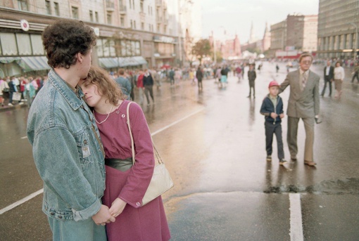 Американский фотограф Дэвид Тирни в Москве, 1991 год. После..3