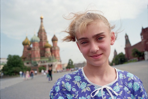 Американский фотограф Дэвид Тирни в Москве, 1991 год. После..2