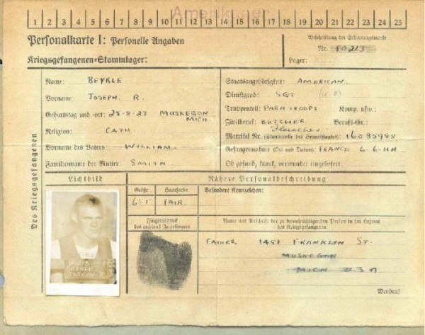 Американский солдат Красной Армии 

Джозеф Байерли- единственный..1