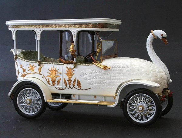 Автомобиль-лебедь: Brooke 25/30HP Swan Car, 1910-е.

..0