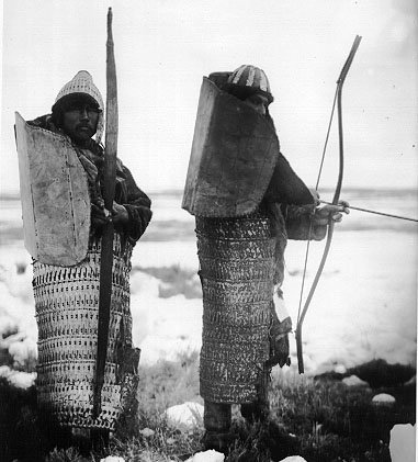 Коряки в боевом облачении, Камчатка, Российская империя, 1900..0