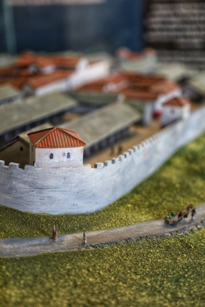 Масштабная модель римского форта Housesteads, стена Адриана,..8