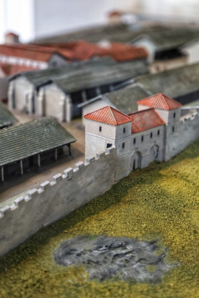 Масштабная модель римского форта Housesteads, стена Адриана,..6