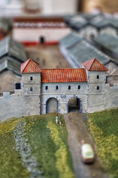 Масштабная модель римского форта Housesteads, стена Адриана,..5