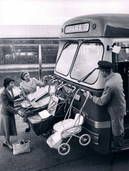 Место для колясок. Новая Зеландия, 1950-е.

..0