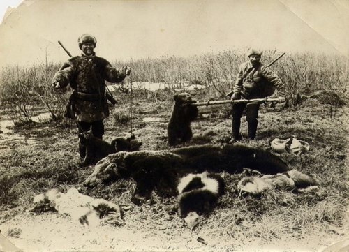 Охота на медведя в Колымске, Якутская АССР, РСФСР, СССР. 1925-1929..0