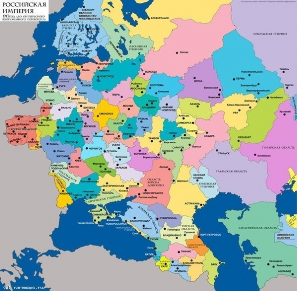 Российская империя 1917 год.Европейская часть

Больше..0