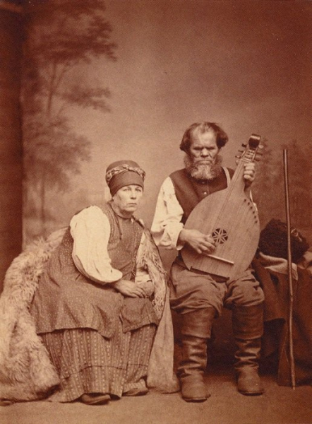 Старый кобзарь Остап Вересай из села Сокиринцы, Украина, 1873..0