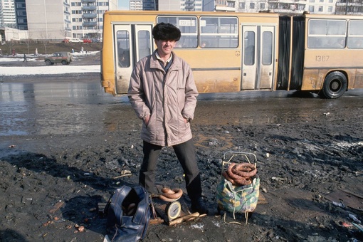 Американский фотограф Давид Тирни был в 1992 году в Москве..0