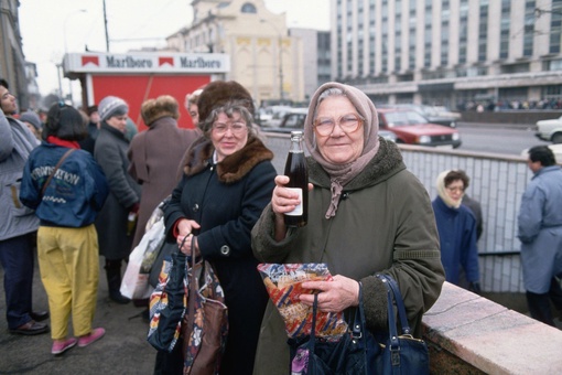 Американский фотограф Давид Тирни был в 1992 году в Москве..1