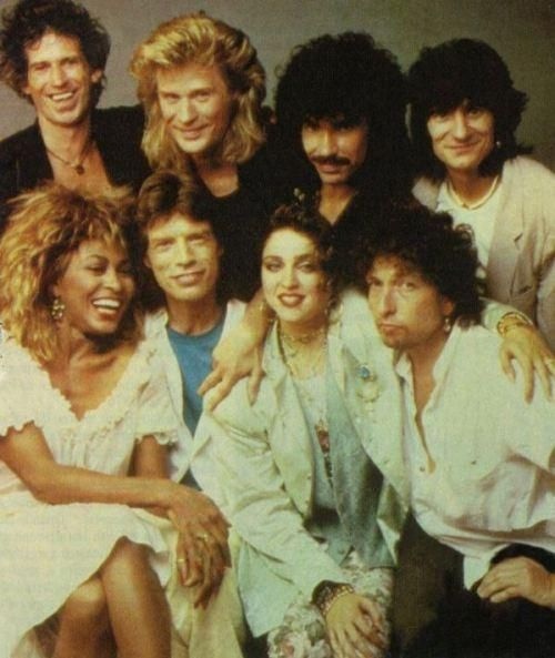 Боб Дилан, Мик Джаггер, Рон Вуд, Кит Ричардс, Мадонна, Тина Тёрнер..0