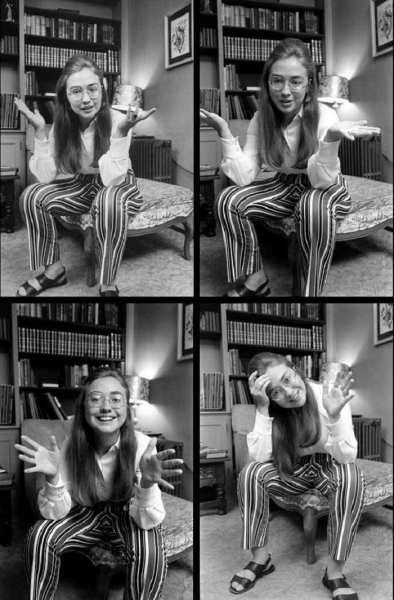 Хиллари Родэм( позже Хиллари Клинтон), Парк-Ридж, Иллинойс, 1969..6