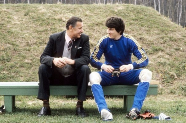 Лев Яшин и Ринат Дасаев, 1982 год.

..0