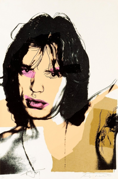 Mick Jagger by Andy Warhol, 1975

..0