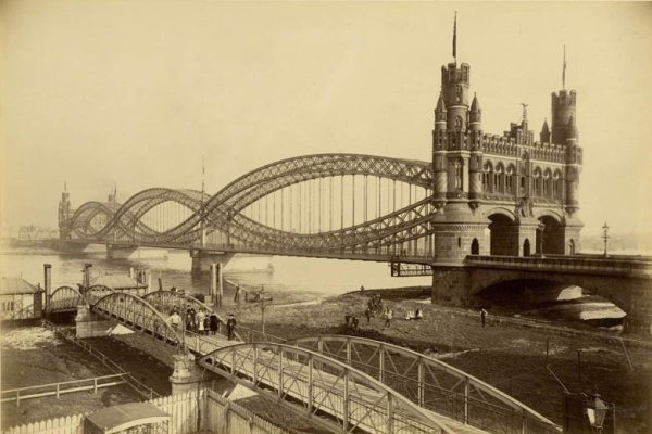 Мост через Эльбу, Гамбург, 1888 год.

..0