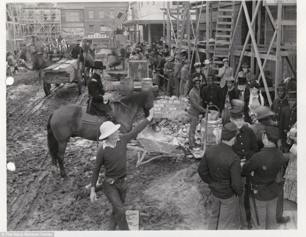 На съемочной площадке фильма 