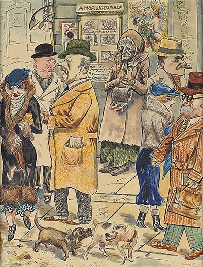 Рисунки Георга Гросса, посвященные Берлину времен веймарской..0