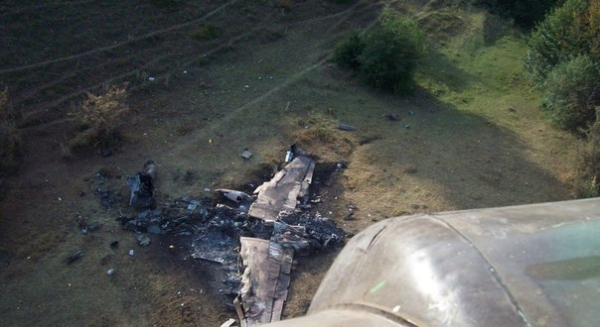 Сбитый российский Су-25СМ во время конфликта в Южной Осетии,..0