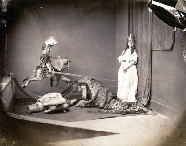 Святой Георгий и дракон — постановочная фотография писателя..0