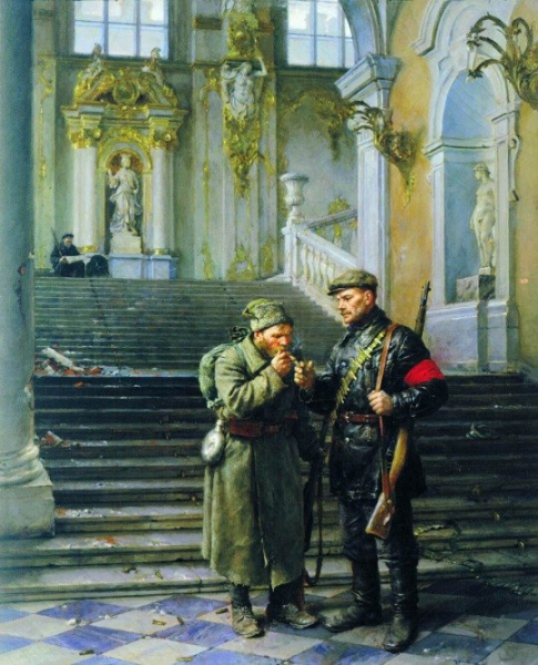 Утро после Октябрьской революции, 1917 год.

Больше исторических..0