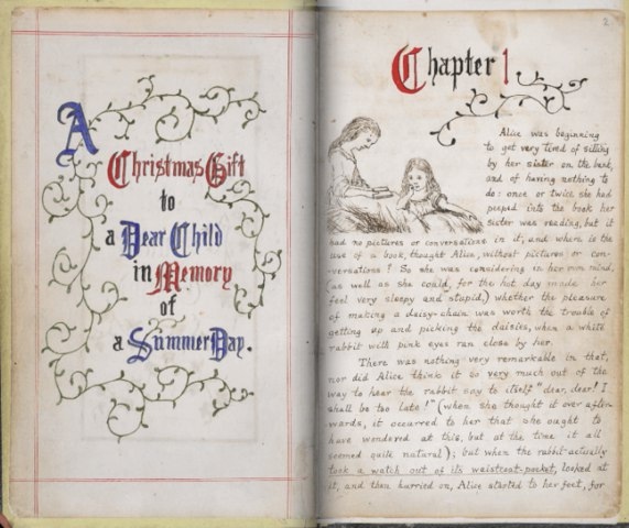 Рукописный оригинал книги «Алиса в Стране чудес».

Больше..1