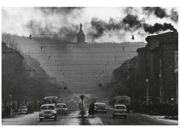 Вид на памятник И. В. Сталину, Ереван, 1962 год.

Фотограф: Robert..0