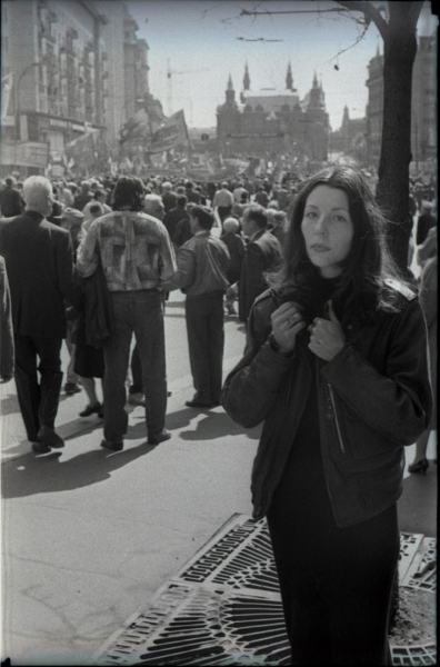 Бывшая жена Эдуарда Лимонова Наталья Медведева, 1990-е.

Больше..1