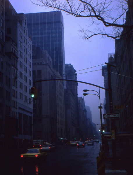 Дождливый Нью-Йорк, 1967 год.

..0