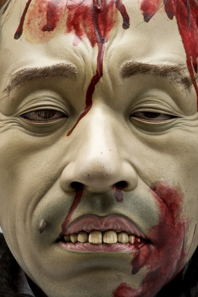 Гипсовая копия головы казненного китайского пирата..2