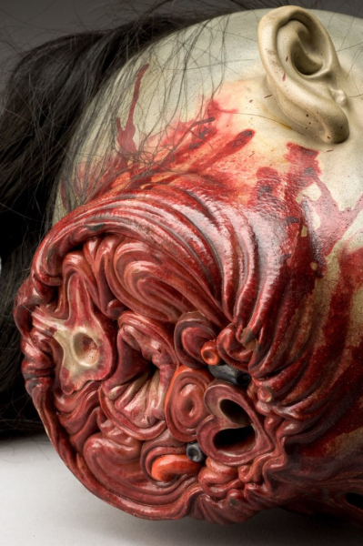 Гипсовая копия головы казненного китайского пирата..4