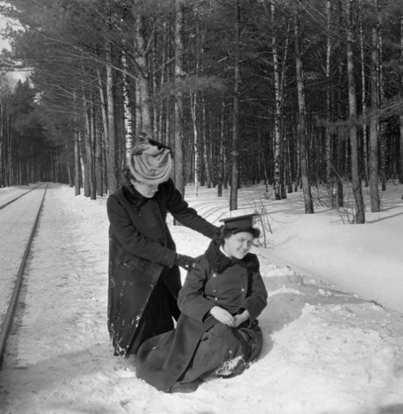 Прогулка в Петровско-Разумовском парке. Московская губерния,..1