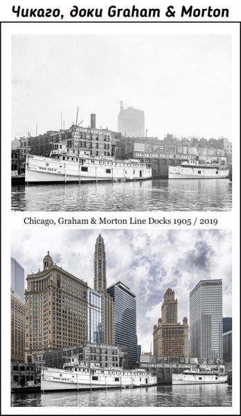 Сочетание старых снимков с новыми одних и тех же мест от..7