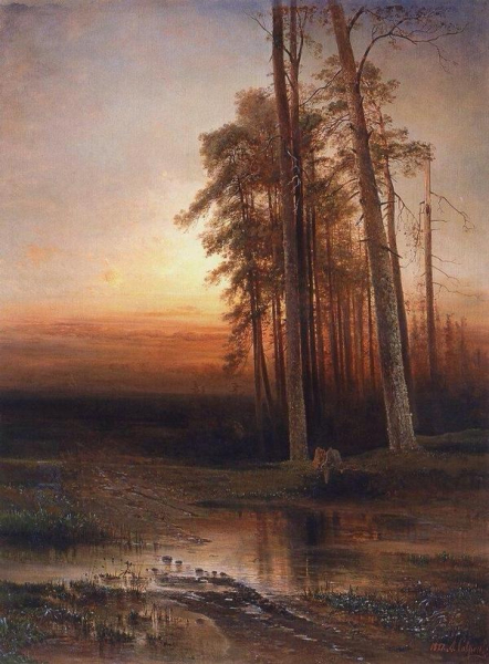 Алексей Саврасов «Вечер», 1877 год.

..0