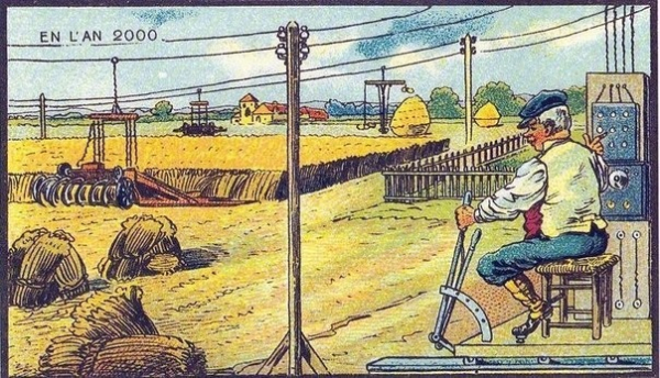 Как Люди в 1910 году представляли себе 2000 год.

Больше исторических..3