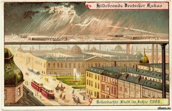 Как Люди в 1910 году представляли себе 2000 год.

Больше исторических..7
