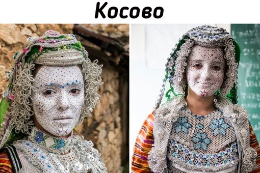 Необычные и яркие свадебные наряды у разных..6