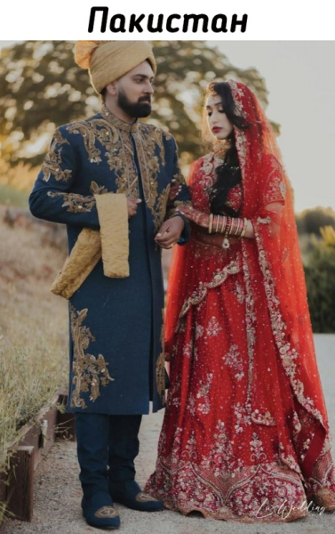 Необычные и яркие свадебные наряды у разных..2