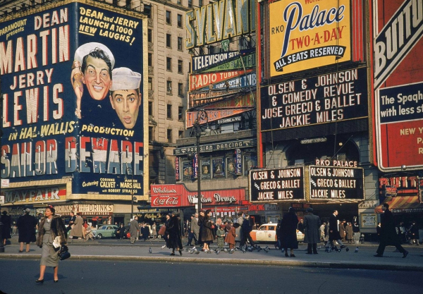 Нью-Йорк, 1950-е.

..0