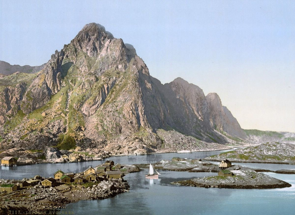 Норвегия, фотохром, 1890-е.

..0