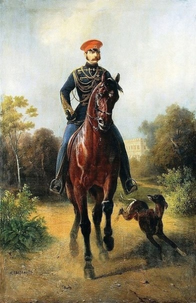 Портрет императора Александра II написанный Сверчковым Николаем..0