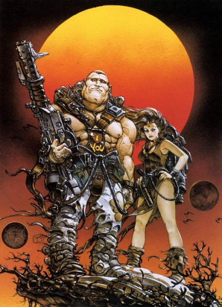 Работы Juan Gimenez (1943-2020)
Juan Gimenez - аргентинский художник в стиле sci-fi,..9