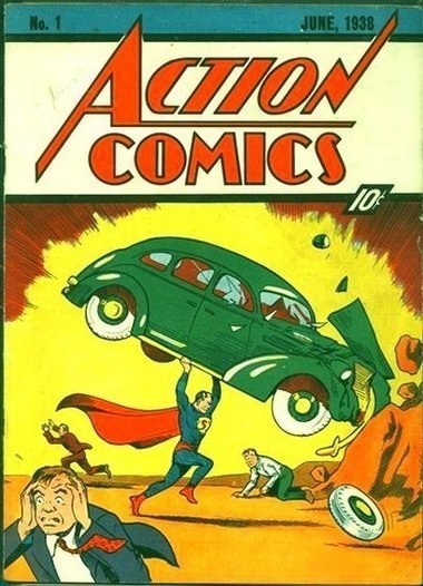 Самый дорогой комикс - Action Comics N1 (1938), в котором впервые появился..0