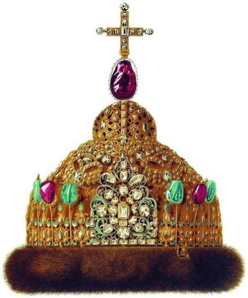 Алмазная шапка царя Петра I.

..0
