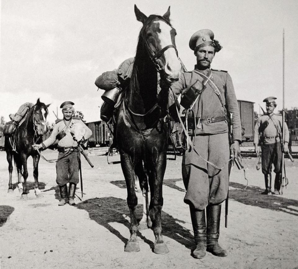 Донские казаки в Хельсинки . Начало 1-й мировой войны . 1914..0
